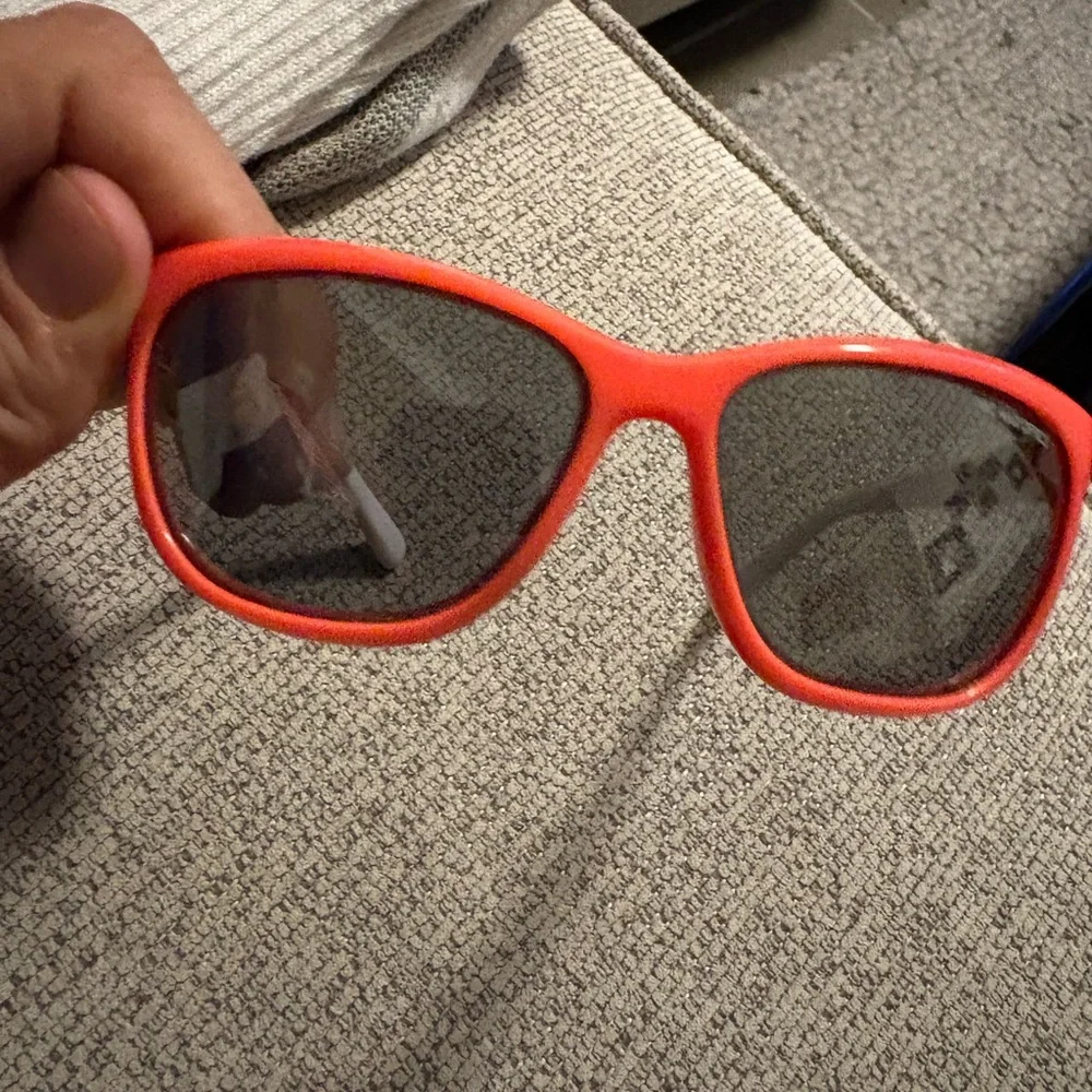 Nike Red and White Sunglasses